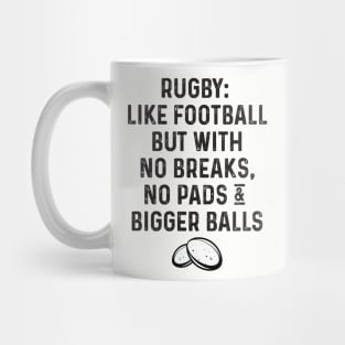 Rugby Like Football But... Mug